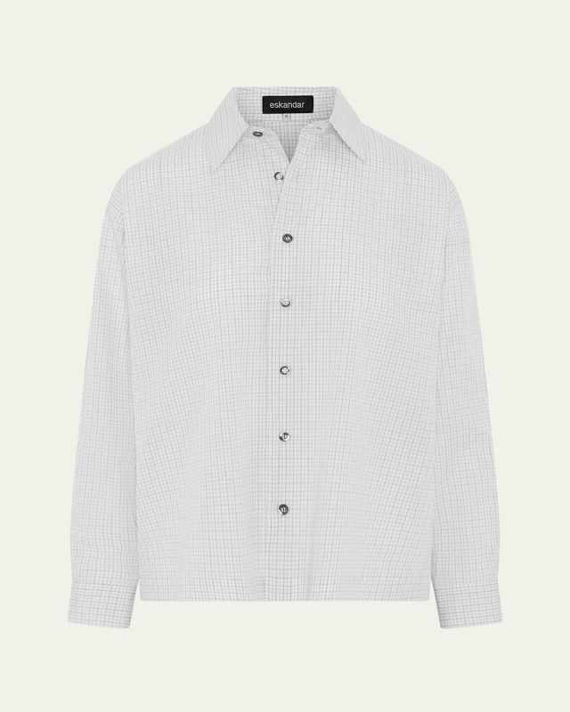 Slim Shirt With Collar (Regular Length)